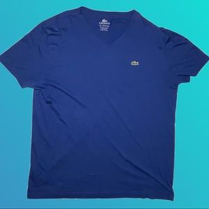 Blue Lacoste V-Neck Mens size 6